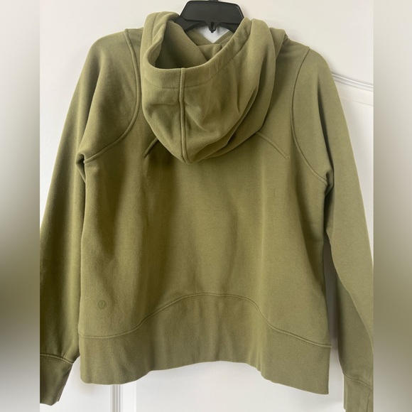 Lululemon Loungeful Hoodie - Color Bronze Green in size 6 - Picture 5 of 9